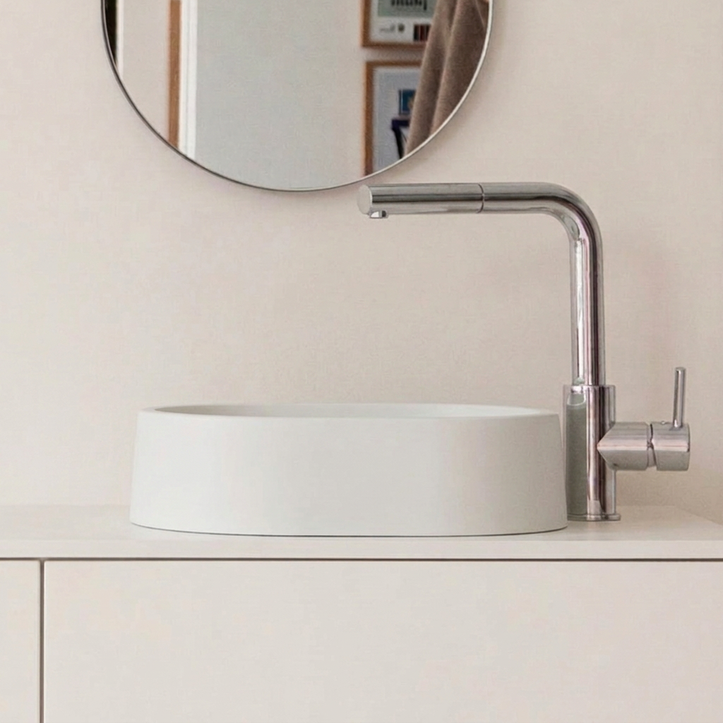 Vasque HUS Blanc – vue de face